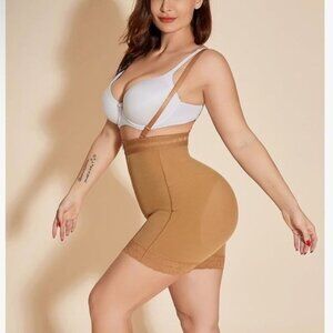 Chinas Dolls Butt Lifter Shapewear Shorts Crotch with Zipper bodysuit Shapewear